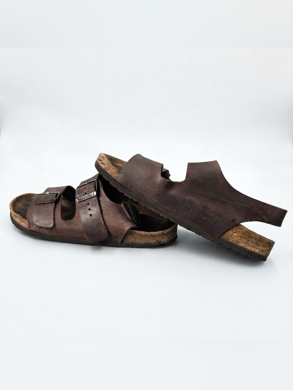 Birkenstock Milano Backstrap Sandals Dark Brown Size 46 Regular US 13